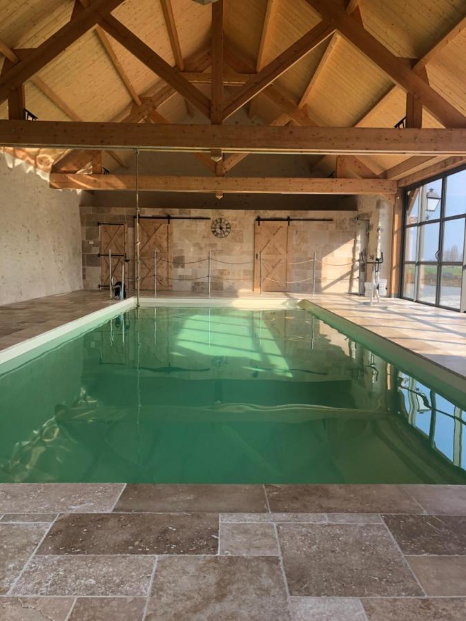 Вілла Maison De Vacances Avec Piscine Interieure - Le Grand Champagne Saint-Victeur Екстер'єр фото